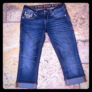 Rock Rival, Size 27, Capri Jeans